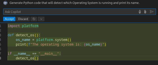 Python script generated by Copilot